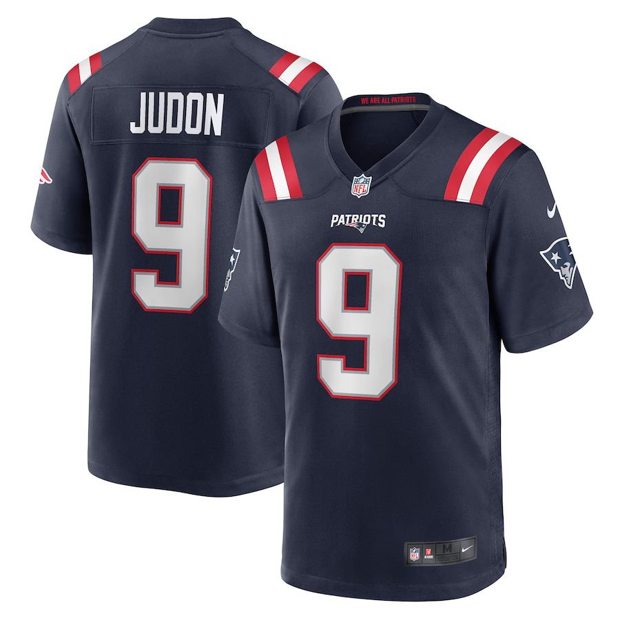 Men New England Patriots #9 Matthew Judon Nike Navy Game Player NFL Jersey->chicago bears->NFL Jersey